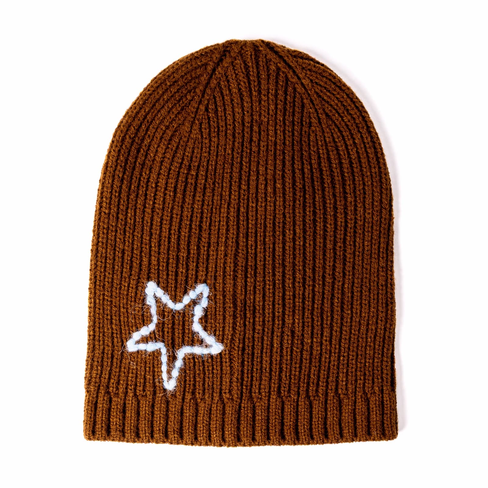 Star rib beanie