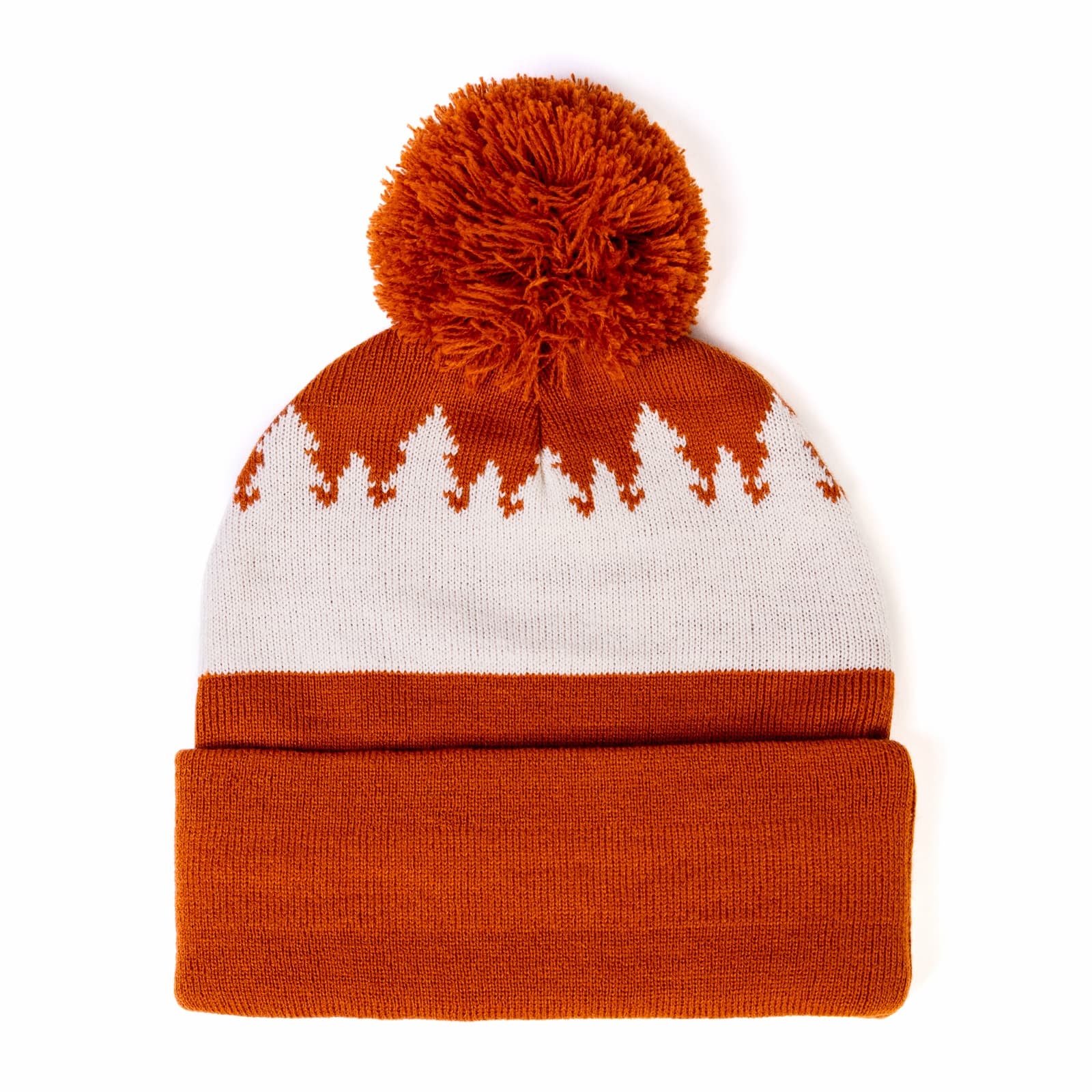 Pine pom beanie