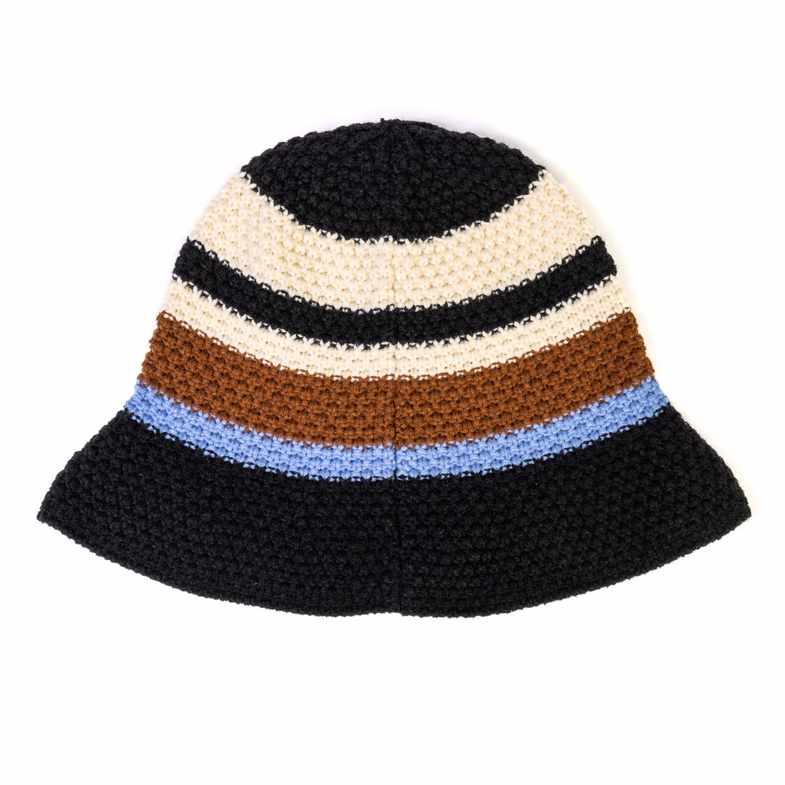 Crochet bucket, reverse