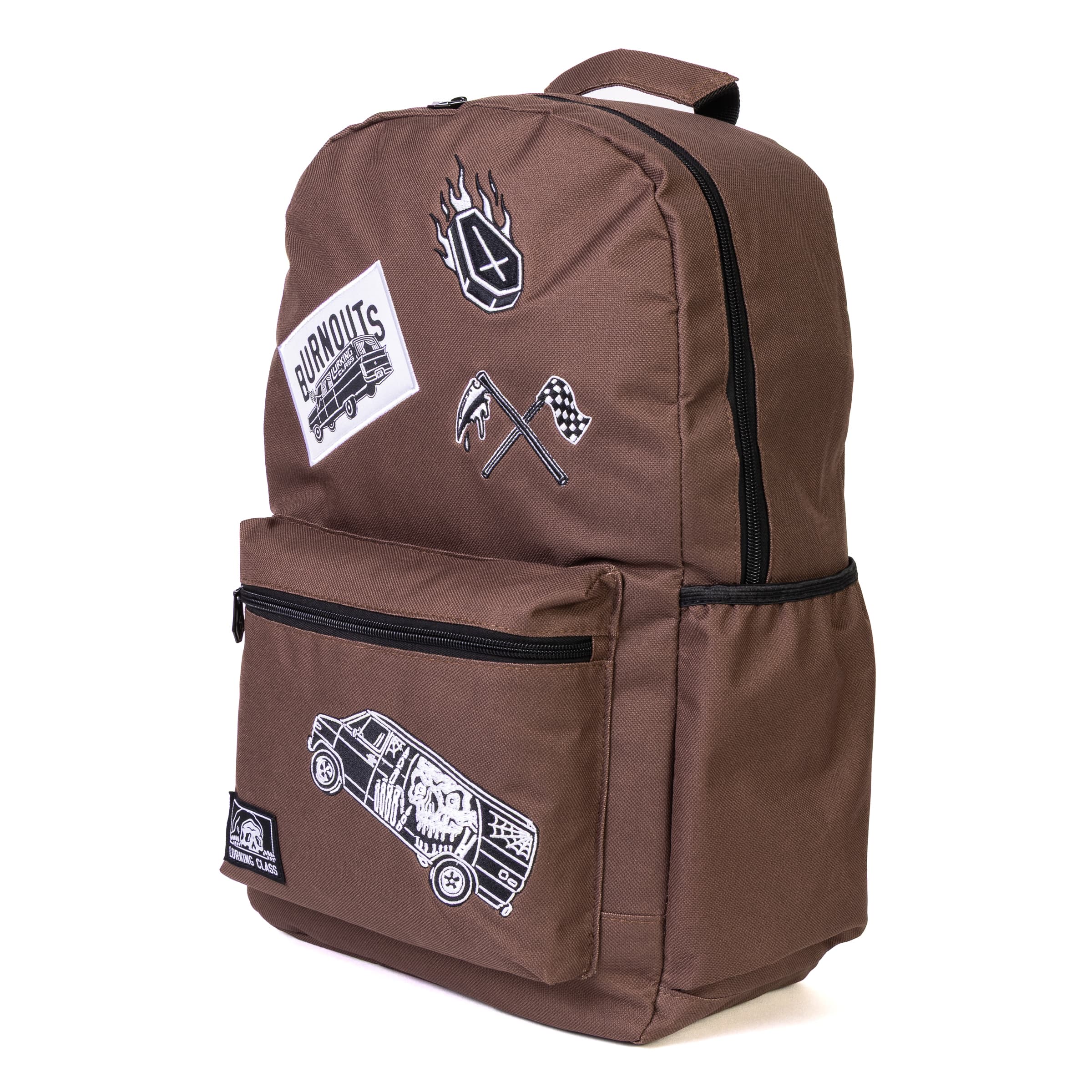 Patch canvas backpack