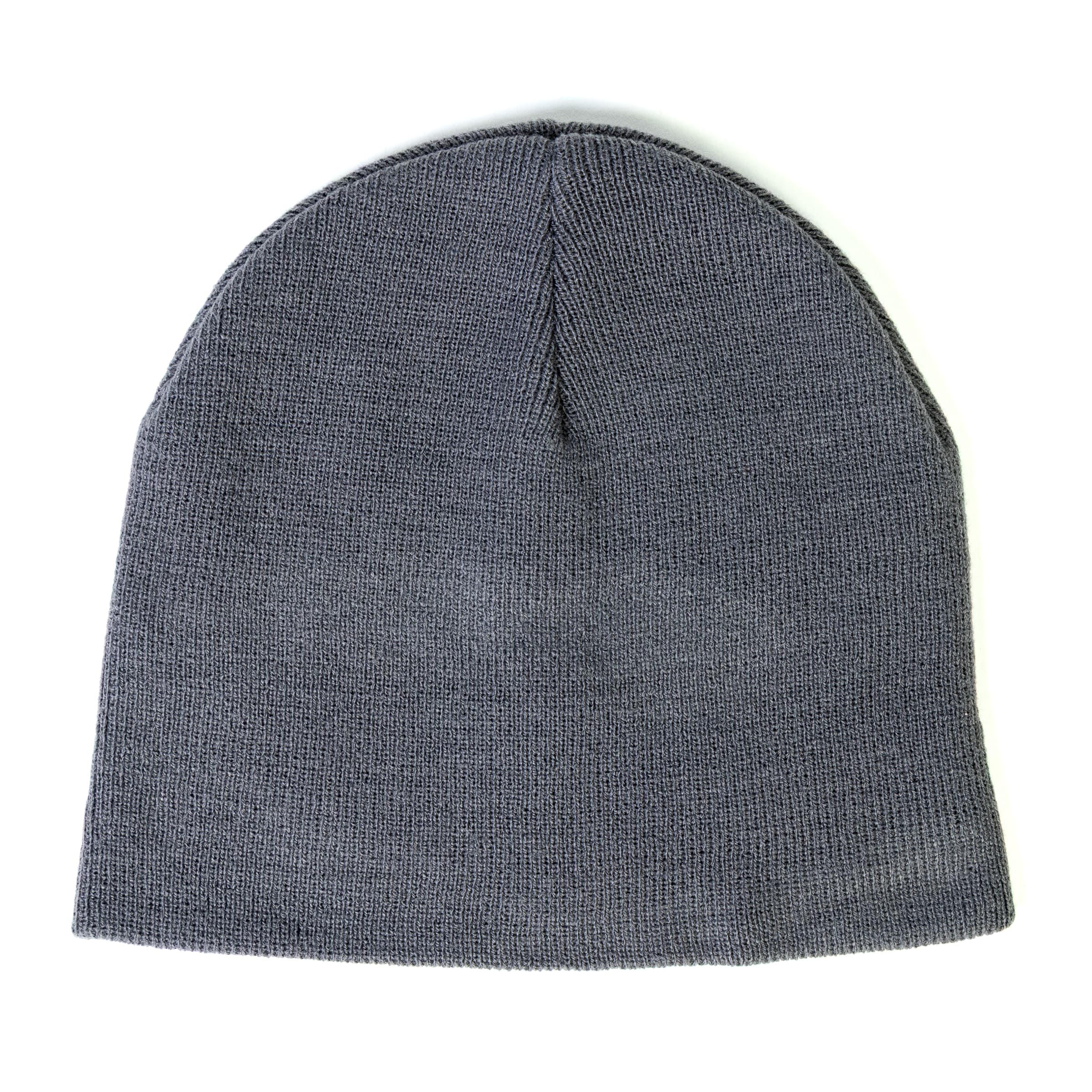 Fine-knit skull beanie